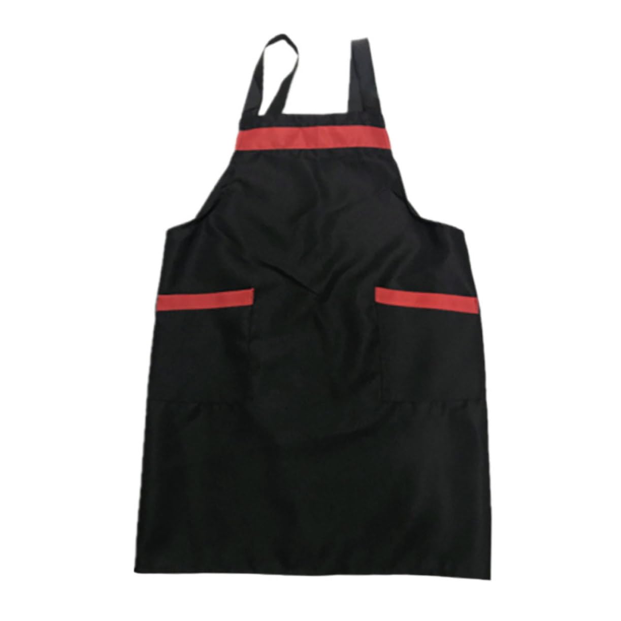 FUNOMOCYA 1pc Waterproof Apron Baking Apron Adjustable Bib Apron Work Apron Sleeveless Apron Waterproof Kitchen Apron Chef Apron Barbecue Aprons Restaurant Apron Dishwasher Apron Black