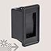True Mods 1-Slot Rocker Switch Panel Housing Kit [Industry Standard Fit] [Heavy Duty] [Professional Look] Automotive Mount Rocker Switch Holder