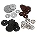 36Pcs Cutting Discs Rotary Tool Cut Off Wheels Reinforced Fiberglass Cutting Wheel Discs Resin Circular Saw Blades with 5Pcs Mandrels, Rotary Tool Accessories for Cutting Metal, Wood, Stone
