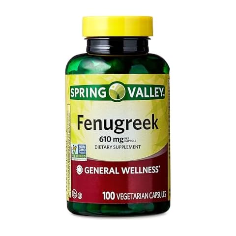Spring Valley Fenugreek Capsules Cover