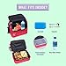Wildkin Two Compartment Insulated Lunch Bag for Kids – School & Travel Ready - Cardinal Red