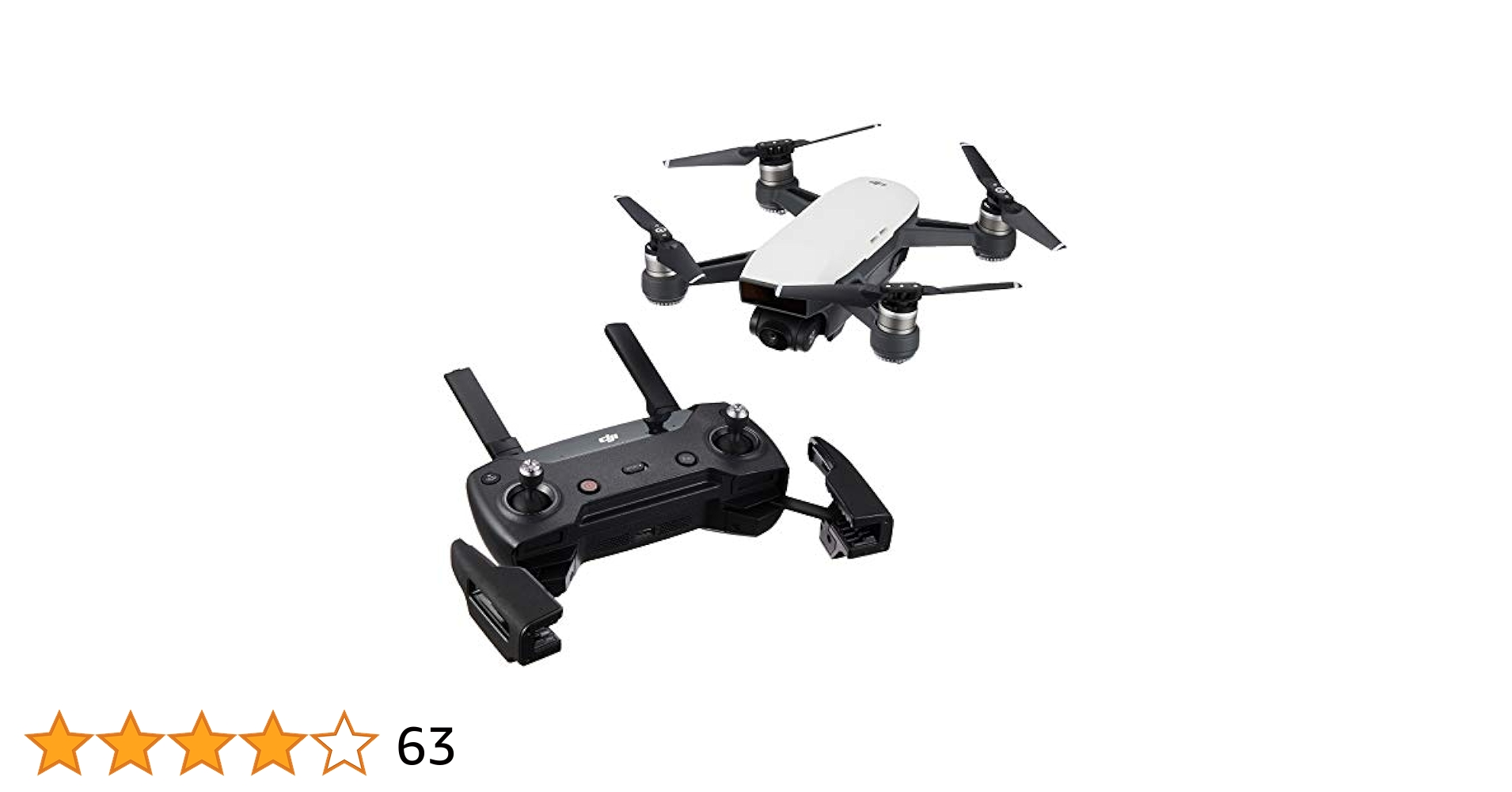 ドローン DJI Spark コンボセット（白） Amazon.com: DJI Spark, Fly More Combo, Alpine White : Toys