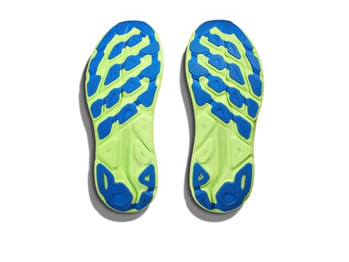 Image of Hoka Men's Clifton 9 Stardust /Electric Cobalt 14 Medium