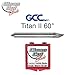 Clean Cut Blade Compatiable with GCC Titan II 60 Blade, Expert II, AR-24, and The Jaguar V and VI for Craft, Heat Transfer Vinyl Cutter - Made in USA