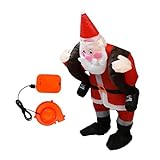 Disfraz Inflable de Santa Claus - Traje De Navidad Inflable Impermeable | Mono Festivo Divertido Para Adultos Y Niños | Perfecto Para Fiestas, Celebraciones Vacacionales Y