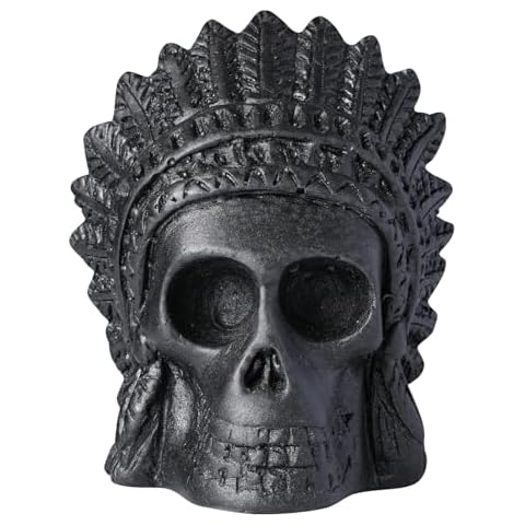 Deekec Screaming Aztec Death Whistle - Skull Retro Design - 126+ Decibels Extremely Loud Human Scream - Screaming Aztec War Whistle - Collectible Cover