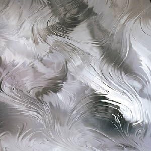 Spectrum Clear Baroque Cathedral Glass, 8X12in Sheet by Binari Glass Studio