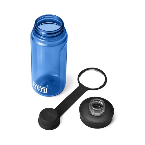 Image of YETI Yonder Water Bottle with Yonder Tether Cap, Lightweight, Leakproof and BPA-Free