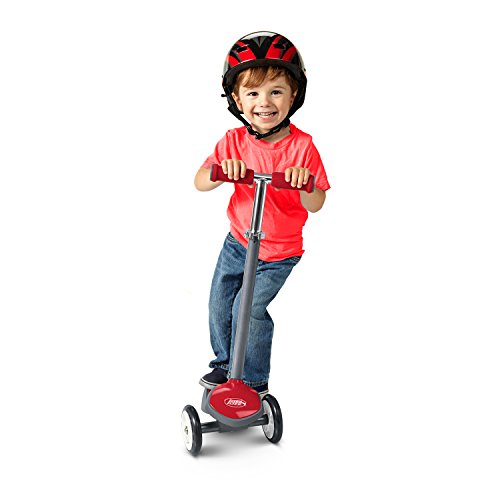 Radio Flyer Color FX EZ Glider 3 Wheel Kid's Scooter, Red Kick Scooter, for Ages 3+ Years