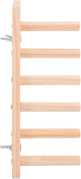 Wall Mounted Cat Ladder 6-Step Wooden Climbing Frame Space-Saving Indoor Cat Furniture for Climbing Resting and Play