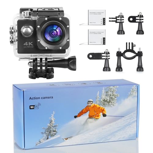 Camera Sport Détection Mouvement HD 1080P Monté Sur La Tête Pour Sports Plein Air - Noir