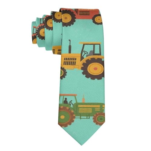 Men's Slim Paisley Necktie - Classic 3D Pattern Print Tie for Wedding, Prom