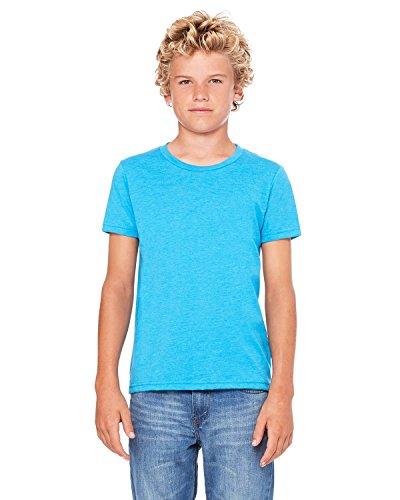 Product of Brand Bella + Canvas Youth Jersey Short-Sleeve T-Shirt - NEON Blue - M - (Instant Savings of 5% & More)