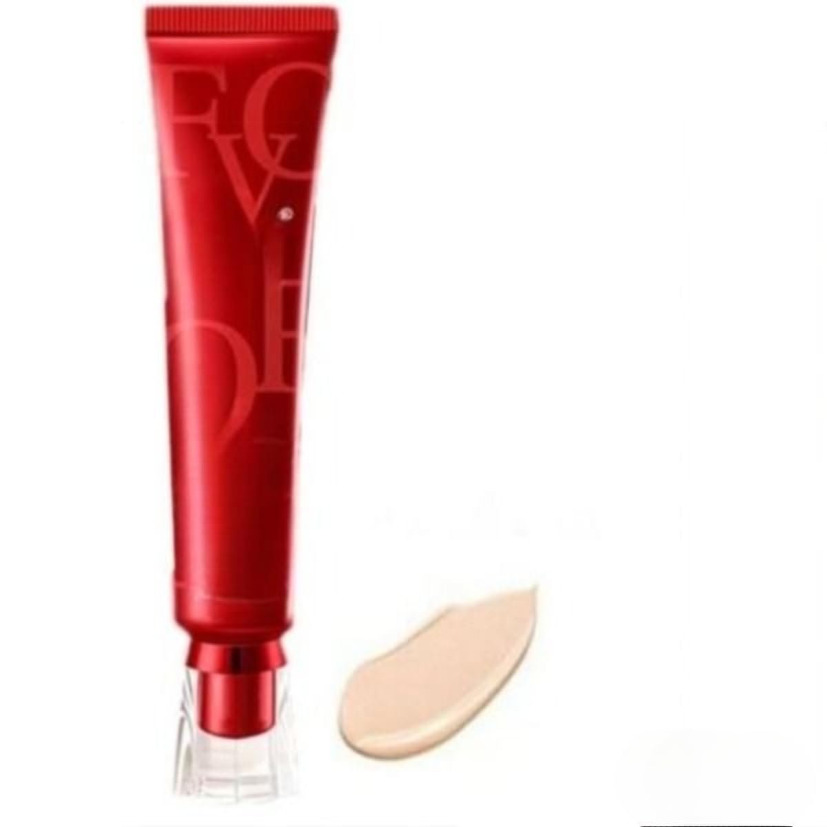 Long-Lasting Red Ginseng Bird's Nest Foundation: Moisturizing, Lightweight, Full Coverage, Natural Finish, Vegan, Cruelty-Free, Skin Tone Correcting, Semi-Matte Concealer for Flawless, Even Skin