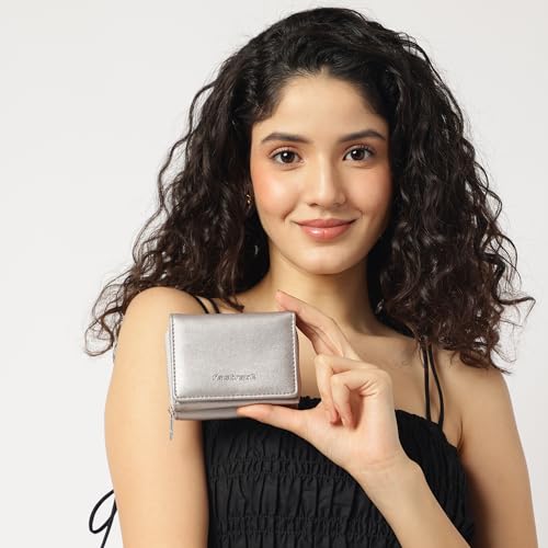 Image of Fastrack Women's Pocket Essentials Wallet | Compact & Convenient | Coin Purse, Card & Cash Slots | Everyday Carry | 6 Months Warranty