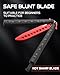 Dispatch Butterfly Knife Trainer | Unsharpened Balisong with Red Coated Stainless Steel Blade, Anodized Aluminum Handle & Lock Latch | EDC, Martial Arts, Cosplay, Survival Training Tool