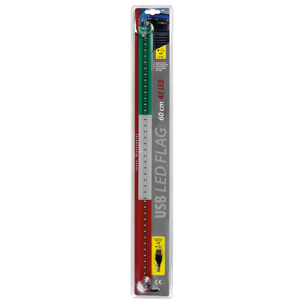 Lampa Bandiera Luminosa Italia 60 cm 42 LED USB