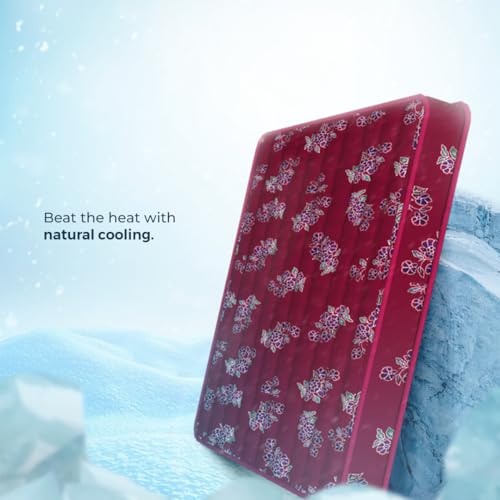 Image of Kurlon Rutile Mattress | Natural Coir Mattress | Breathable | Medium Firm Support | Natural Cooling | PU Quilted | Durable | King Size | 75x72x5 | 5 Yrs Warranty