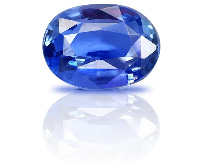 5 USPTO Blue Sapphire Stone Original Certified 3 Ratti Natural Neelam ...