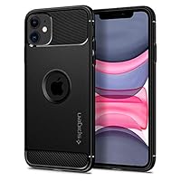 Spigen Cover Rugged Armor Compatibile con iPhone 11 - Nero