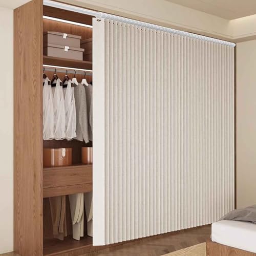 YWQJL Cortina magnética Opaca Estilo acordeón para Puerta de Armario, Plisada, Plegable, Puerta de acordeón, Divisor de habitación, Dormitorio, baño, Sala de Estar(02,W 80*H 180cm)