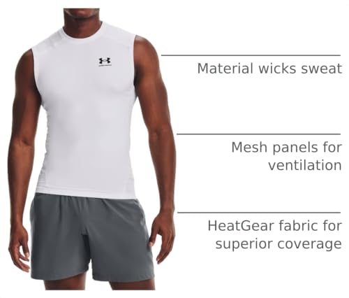 Image of Under Armour Men's HeatGear Compression Sleeveless T-Shirt