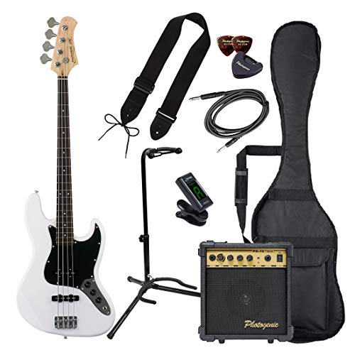 H069 Photo Genic エレキベース ホワイト ブラック H069 Photo Genic エレキベース ホワイト ブラック ベース