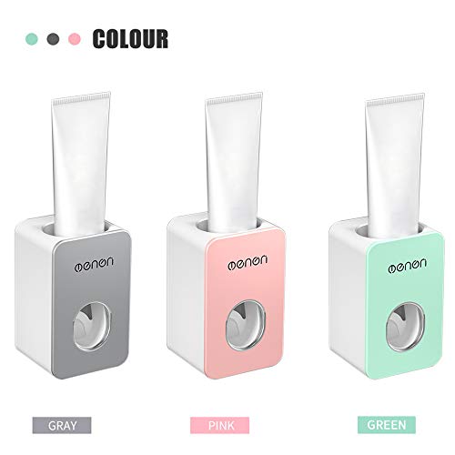 Dispensador de creme dental, mewmewcat Menen Toothpaste Dispenser automática Hands Free Wall Mounted