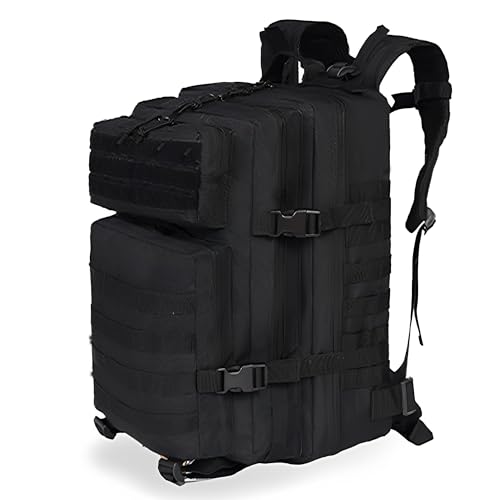 Lawaia Military Tactical Backpack 45L Army Backpack for Mens Ruck Sacks Adult Men Survival Bag Fishing Travel Suitable for Camping Hiking Outdoor Shoulder Daypack