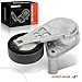 A-Premium Belt Tensioner Assembly with Pulley Compatible with Hyundai Sonata 1999-2005, Santa Fe 2001-2006, Tiburon 2003-2008, Tucson & Kia Magentis, Sportage, Optima, Replace# 2528137120