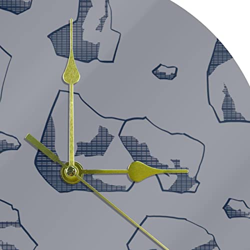 Horloge murale à quartz fonctionne avec piles format 24 cm pour un affichage précis