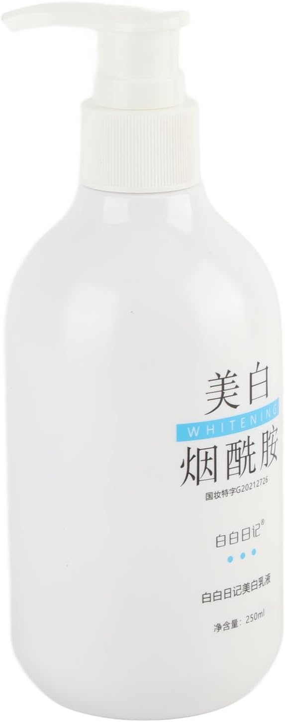 Skin Brightening Body Lotion, Niacinamide Whitening Body Lotion Refreshing Moisturizing Hydrating Skin Repair Body Cream for Arms Legs 250ml