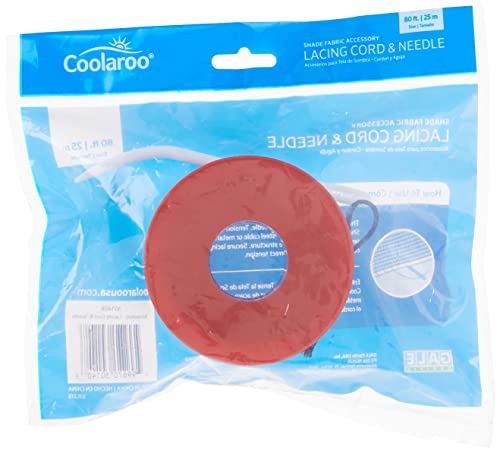 Coolaroo Shade Fabric Lacing Cord and Needle Set #TOP24