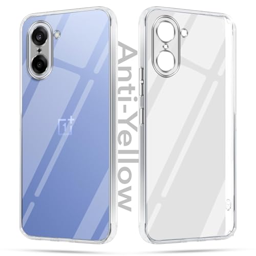 Image of Jkobi Lifetime Anti-Yellow Clear Back Cover Case for Oneplus Nord CE 5 (Sleek Hard Crystal | Shockproof and Camera Protection)