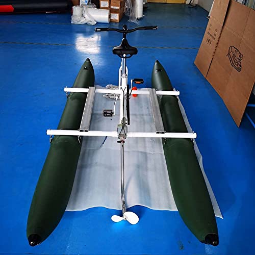 Pedal Drive Fishing Kayak Inflatable Kayak Bikeboat for Lake Water Sports Touring Kayaks Sea Pedal Bicycle Boat 441lbs Load Bearing Capacity - Image 5