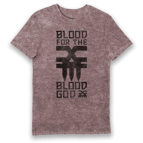 Bioworld Warhammer 40 000 Blood for The Blood God Eco Wash T-Shirt (Small) Red