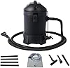 Garden Pond Vacuum Cleaner with 14ft Intake Hose, 3 Nozzles, 4 Extension Tubes, Powerful Motor for Debris Removal