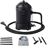 Garden Pond Vacuum Cleaner with 14ft Intake Hose, 3 Nozzles, 4 Extension Tubes, Powerful Motor for Debris Removal
