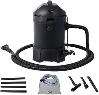 Garden Pond Vacuum Cleaner with 14ft Intake Hose, 3 Nozzles, 4 Extension Tubes, Powerful Motor for Debris Removal