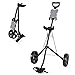 FANTASK Golf Trolley, 2 Rad Golftrolley klappbar, Golfwagen aus Stahl,...