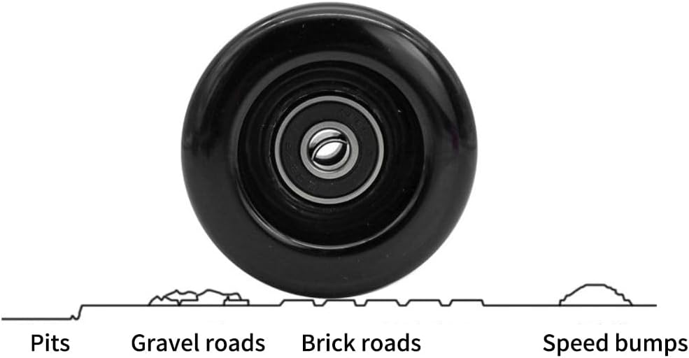 8 Pack 82A 58 x 32mm QUAD Roller Skates Wheels with Bearings double Line Skates Wheels for Outdoor or Indoor Skateboard Roller Skates Wheel Accessories(Jelly Purple)