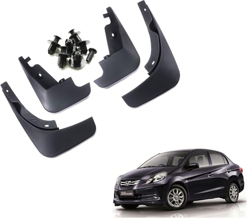 Image of WolkomHome Mud Flap Compatible with Amaze Type-2 - Durable Splash Guards for Car Exterior Protection