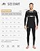 FORVEVO Merino Wool Base Layer Mens, 100% Merino Wool Long Sleeve Shirts for Men, Thermal Underwear Tops for Winter Ski (Black, 250g, S)