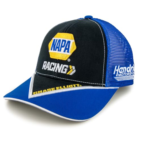 Gorra Snapback Checkered Flag Sports azul y negra miniatura 1