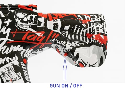 Image of Electric Gel Blaster Toy Gun with Rechargeable Battery, Gel Balls, Scope & Tactical Accessories - Outdoor Shooting Toy for Kids & Adults (Soft Dart Gun - 31 CM)