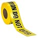 Caution Do Not Enter Barricade Tape • High Contrast for great Readability • Striking Yellow tape with Bold black font • Weatherproof Resistant Design (1000 Feet)