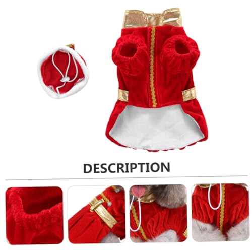Disfraz para perro rojo tamaño M SEWACC miniatura 6