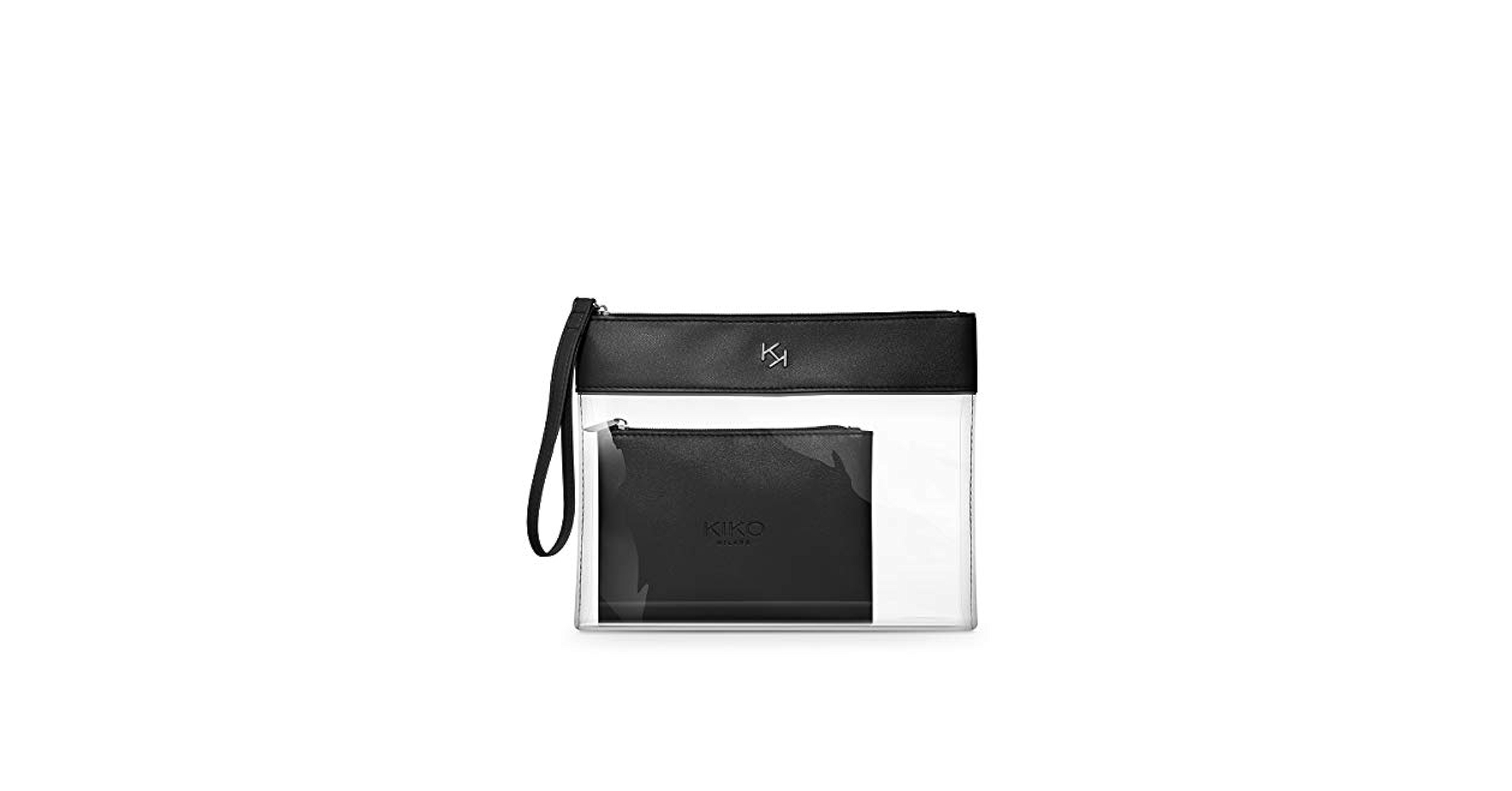 メイクポーチ KITON CIRO PAONE Nylon beauty case with frontal logo Nero Nylon beauty case with frontal logo KITON CIRO PAONE