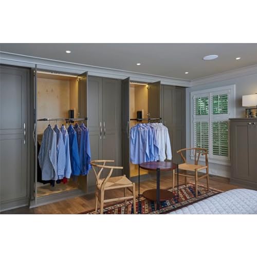 Image of Rev-A-Shelf 26-35 inch Pull Down Adjustable Closet Rod w /Telescoping Handle