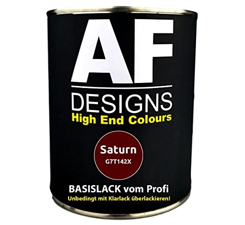 Alex Flittner Designs Peinture de voiture 1 l pour Saturn G7T142X Baroque Red Metallic Prête à l'emploi